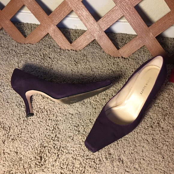Karen Scott Shoes - Karen Scott Genuine Leather Squared Toe Pumps
